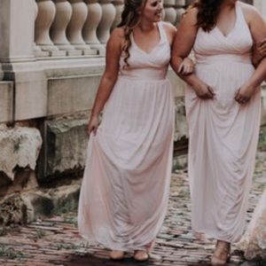 Bridesmaid dress size 6 David’s bridal in petal